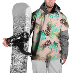 Накидка на куртку 3D с принтом Ананасы 20 в Санкт-Петербурге, 100% полиэстер |  | Тематика изображения на принте: летний | паттерн | светлый