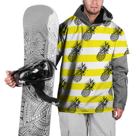 Накидка на куртку 3D с принтом Ананасы 24 в Санкт-Петербурге, 100% полиэстер |  | Тематика изображения на принте: летний | паттерн | светлый