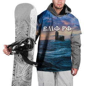 Накидка на куртку 3D с принтом Подводная лодка в Санкт-Петербурге, 100% полиэстер |  | вмф | морской флот | моряк | тельняшка | флот | якорь