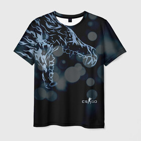 Мужская футболка 3D с принтом Howl в Санкт-Петербурге, 100% полиэфир | прямой крой, круглый вырез горловины, длина до линии бедер | Тематика изображения на принте: counter strike | cs | howl | вой | кс