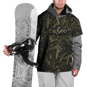 Накидка на куртку 3D с принтом CS:GO Оружие (камуфляж) в Санкт-Петербурге, 100% полиэстер |  | counter strike | cs:go | камуфляж | оружие