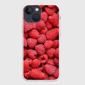 Чехол для iPhone 13 mini с принтом Малина в Санкт-Петербурге,  |  | девушки | еда | красота | лето | море | фрукты