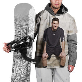 Накидка на куртку 3D с принтом Месси в Санкт-Петербурге, 100% полиэстер |  | аргентина | барселона | испания | футбол | футболист