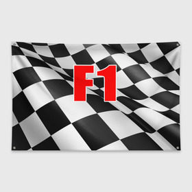 Флаг-баннер с принтом Формула 1 в Санкт-Петербурге, 100% полиэстер | размер 67 х 109 см, плотность ткани — 95 г/м2; по краям флага есть четыре люверса для крепления | f1 | formula 1 | авто | автогонки | автоспорт | спорткар | финиш