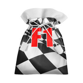 Подарочный 3D мешок с принтом Формула 1 в Санкт-Петербурге, 100% полиэстер | Размер: 29*39 см | Тематика изображения на принте: f1 | formula 1 | авто | автогонки | автоспорт | спорткар | финиш