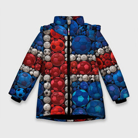 Зимняя куртка для девочек 3D с принтом Исландия в Санкт-Петербурге, ткань верха — 100% полиэстер; подклад — 100% полиэстер, утеплитель — 100% полиэстер. | длина ниже бедра, удлиненная спинка, воротник стойка и отстегивающийся капюшон. Есть боковые карманы с листочкой на кнопках, утяжки по низу изделия и внутренний карман на молнии. 

Предусмотрены светоотражающий принт на спинке, радужный светоотражающий элемент на пуллере молнии и на резинке для утяжки. | euro 2016