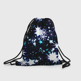Рюкзак-мешок 3D с принтом Star в Санкт-Петербурге, 100% полиэстер | плотность ткани — 200 г/м2, размер — 35 х 45 см; лямки — толстые шнурки, застежка на шнуровке, без карманов и подкладки | вселенная | галактика | звезды