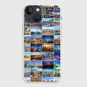 Чехол для iPhone 13 mini с принтом Туризм (10х10) в Санкт-Петербурге,  |  | азия | берлин | вегас | венеция | воспоминания | города | достопримечательности | европа | египет | калифорния | каникулы | лондон | милан | москва | ностальгия | нью йорк | отдых | отпуск | память