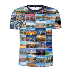 Мужская футболка 3D спортивная с принтом Туризм (10х10) в Санкт-Петербурге, 100% полиэстер с улучшенными характеристиками | приталенный силуэт, круглая горловина, широкие плечи, сужается к линии бедра | азия | берлин | вегас | венеция | воспоминания | города | достопримечательности | европа | египет | калифорния | каникулы | лондон | милан | москва | ностальгия | нью йорк | отдых | отпуск | память