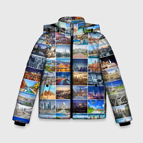 Зимняя куртка для мальчиков 3D с принтом Туризм (10х10) в Санкт-Петербурге, ткань верха — 100% полиэстер; подклад — 100% полиэстер, утеплитель — 100% полиэстер | длина ниже бедра, удлиненная спинка, воротник стойка и отстегивающийся капюшон. Есть боковые карманы с листочкой на кнопках, утяжки по низу изделия и внутренний карман на молнии. 

Предусмотрены светоотражающий принт на спинке, радужный светоотражающий элемент на пуллере молнии и на резинке для утяжки | Тематика изображения на принте: азия | берлин | вегас | венеция | воспоминания | города | достопримечательности | европа | египет | калифорния | каникулы | лондон | милан | москва | ностальгия | нью йорк | отдых | отпуск | память