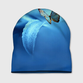 Шапка 3D с принтом Бабочка 2 в Санкт-Петербурге, 100% полиэстер | универсальный размер, печать по всей поверхности изделия | бабочки | прикольные картинки | природа | цветы