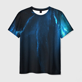 Мужская футболка 3D с принтом Вселенная в Санкт-Петербурге, 100% полиэфир | прямой крой, круглый вырез горловины, длина до линии бедер | 3д | вселенная | гравитация | звезда | космос | новая