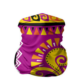 Бандана-труба 3D с принтом Африка в Санкт-Петербурге, 100% полиэстер, ткань с особыми свойствами — Activecool | плотность 150‒180 г/м2; хорошо тянется, но сохраняет форму | орнамент | цветной | этнический | этно | яркий