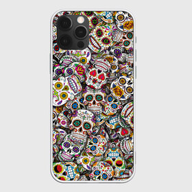 Чехол для iPhone 12 Pro Max с принтом Мексиканские черепа в Санкт-Петербурге, Силикон |  | Тематика изображения на принте: calavera | sugar skull | день мертвых | мексика | традиция | узоры | цветы