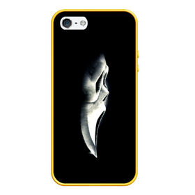 Чехол для iPhone 5/5S матовый с принтом Крик в Санкт-Петербурге, Силикон | Область печати: задняя сторона чехла, без боковых панелей | scream | крик | маска | ужастик | ужасы