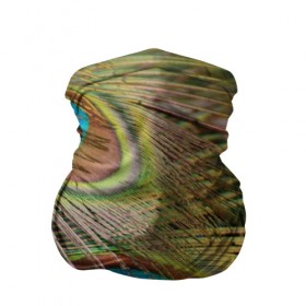 Бандана-труба 3D с принтом перо павлина в Санкт-Петербурге, 100% полиэстер, ткань с особыми свойствами — Activecool | плотность 150‒180 г/м2; хорошо тянется, но сохраняет форму | павлин | перо | перышки | птица