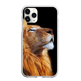 Чехол для iPhone 11 Pro матовый с принтом Лев в Санкт-Петербурге, Силикон |  | lion | лев | хищник