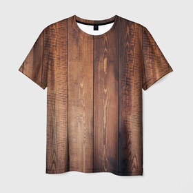 Мужская футболка 3D с принтом паркет в Санкт-Петербурге, 100% полиэфир | прямой крой, круглый вырез горловины, длина до линии бедер | бревна | дерево | доски | паркет | пол