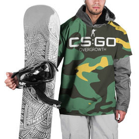 Накидка на куртку 3D с принтом cs:go - Overgrowth Style (Камуфляж) в Санкт-Петербурге, 100% полиэстер |  | cs | csgo | го | кс