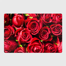 Магнитный плакат 3Х2 с принтом Розы в Санкт-Петербурге, Полимерный материал с магнитным слоем | 6 деталей размером 9*9 см | Тематика изображения на принте: красный | лепестки | прикольные картинки | розы | цветочки | цветы
