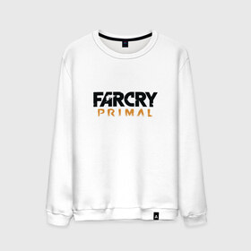 Мужской свитшот хлопок с принтом Far cry primal logo в Санкт-Петербурге, 100% хлопок |  | 