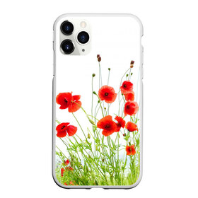 Чехол для iPhone 11 Pro матовый с принтом Маки в Санкт-Петербурге, Силикон |  | field | flowers | meadow | nature | poppies | poppy | red | summer | wild | красные | лето | луг | мак | маки | поле | полевые | природа | цветы