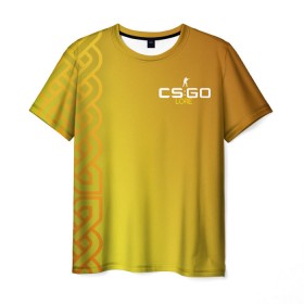 Мужская футболка 3D с принтом cs:go - Lore в Санкт-Петербурге, 100% полиэфир | прямой крой, круглый вырез горловины, длина до линии бедер | cs | cs go | csgo | go | го | контр страйк | контра | кс | кс го | ксго | спецназ | террористы