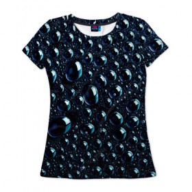Женская футболка 3D с принтом Волшебные пузырики в Санкт-Петербурге, 100% полиэфир ( синтетическое хлопкоподобное полотно) | прямой крой, круглый вырез горловины, длина до линии бедер | 