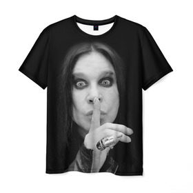 Мужская футболка 3D с принтом Ozzy Osbourne в Санкт-Петербурге, 100% полиэфир | прямой крой, круглый вырез горловины, длина до линии бедер | Тематика изображения на принте: rock | знаменитость | оззи осборн | рок | рок группа | рок звезда | рок музыка