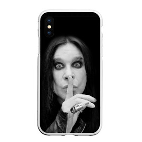 Чехол для iPhone XS Max матовый с принтом Ozzy Osbourne в Санкт-Петербурге, Силикон | Область печати: задняя сторона чехла, без боковых панелей | rock | знаменитость | оззи осборн | рок | рок группа | рок звезда | рок музыка