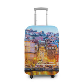 Чехол для чемодана 3D с принтом Португалия в Санкт-Петербурге, 86% полиэфир, 14% спандекс | двустороннее нанесение принта, прорези для ручек и колес | europe | lisbon | portugal | европа | ес | загар | каникулы | купание | лиссабон | море | отдых | отпуск | пляж | португалия | туризм