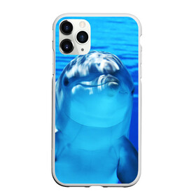 Чехол для iPhone 11 Pro матовый с принтом Дельфин в Санкт-Петербурге, Силикон |  | вода | дельфин | море | отдых | отпуск | подводный мир | туризм