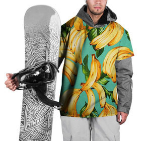 Накидка на куртку 3D с принтом Банан в Санкт-Петербурге, 100% полиэстер |  | banana | банан | бананы | паттерн
