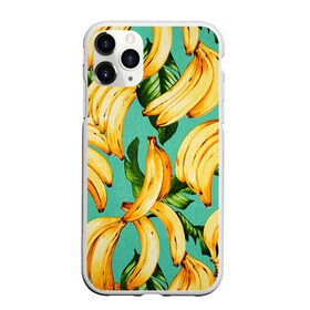 Чехол для iPhone 11 Pro Max матовый с принтом Банан в Санкт-Петербурге, Силикон |  | banana | банан | бананы | паттерн