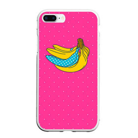 Чехол для iPhone 7Plus/8 Plus матовый с принтом Банан 2 в Санкт-Петербурге, Силикон | Область печати: задняя сторона чехла, без боковых панелей | banana | fashion | банан | бананы | мода