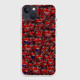 Чехол для iPhone 13 с принтом Какодемоны (pixel art) в Санкт-Петербурге,  |  | doom | демон | дум