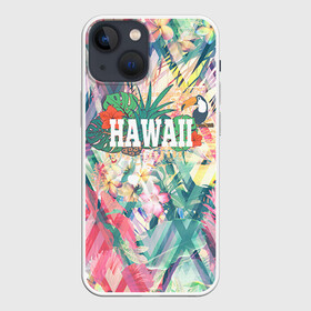 Чехол для iPhone 13 mini с принтом HAWAII 5 в Санкт-Петербурге,  |  | hawaii | гаваи | лето | океан | отдых | пальмы | пляж | серф