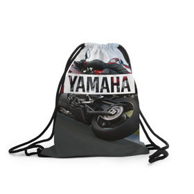Рюкзак-мешок 3D с принтом Yamaha 4 в Санкт-Петербурге, 100% полиэстер | плотность ткани — 200 г/м2, размер — 35 х 45 см; лямки — толстые шнурки, застежка на шнуровке, без карманов и подкладки | yamaha
