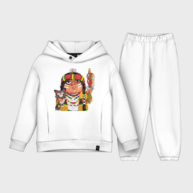 Детский костюм хлопок Oversize с принтом Забавные Индейцы 9 в Санкт-Петербурге,  |  | Тематика изображения на принте: апачи | вождь | воин | животные | запад | канада | лидер | лицо | северная | смешные | талисман | цвет