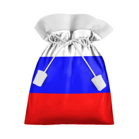 Подарочный 3D мешок с принтом Россия в Санкт-Петербурге, 100% полиэстер | Размер: 29*39 см | народный | россия | русский | страны | триколор | флаг