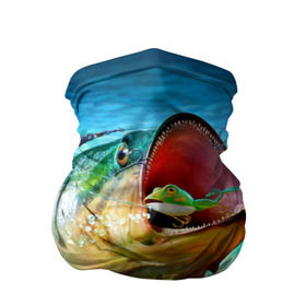 Бандана-труба 3D с принтом Лучший рыбак в Санкт-Петербурге, 100% полиэстер, ткань с особыми свойствами — Activecool | плотность 150‒180 г/м2; хорошо тянется, но сохраняет форму | крючок | лягушка | наживка | рыба