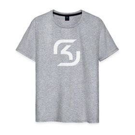 Мужская футболка хлопок с принтом SK-Gaming в Санкт-Петербурге, 100% хлопок | прямой крой, круглый вырез горловины, длина до линии бедер, слегка спущенное плечо. | csgo | esports | gaming | lg | sk | team