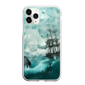 Чехол для iPhone 11 Pro матовый с принтом Море в Санкт-Петербурге, Силикон |  | бочка | вода | волны | корабль | море | небо | новые | облака | океан | природа | шторм | якорь