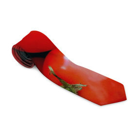 Галстук 3D с принтом Томаты в Санкт-Петербурге, 100% полиэстер | Длина 148 см; Плотность 150-180 г/м2 | Тематика изображения на принте: дача | еда | зелень | красный | овощи | огород | помидоры | томаты