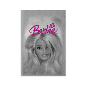 Обложка для паспорта матовая кожа с принтом Кукла барби в Санкт-Петербурге, натуральная матовая кожа | размер 19,3 х 13,7 см; прозрачные пластиковые крепления | Тематика изображения на принте: barbie | барби | кукла