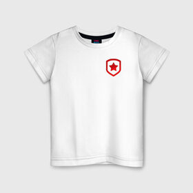 Детская футболка хлопок с принтом Gambit Gaming в Санкт-Петербурге, 100% хлопок | круглый вырез горловины, полуприлегающий силуэт, длина до линии бедер | 