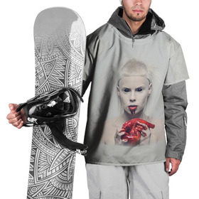 Накидка на куртку 3D с принтом Die Antwoord в Санкт-Петербурге, 100% полиэстер |  | die antwoord | die antword | ninja | yo landi | yolandi visser | zef | ди антвурд | йоланди фиссер | йоландиб иоланди