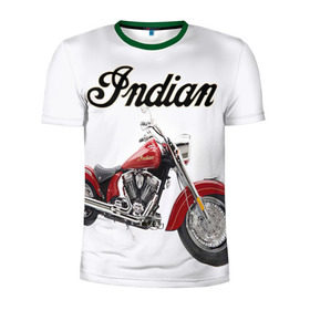 Мужская футболка 3D спортивная с принтом Indian 4 в Санкт-Петербурге, 100% полиэстер с улучшенными характеристиками | приталенный силуэт, круглая горловина, широкие плечи, сужается к линии бедра | Тематика изображения на принте: indian