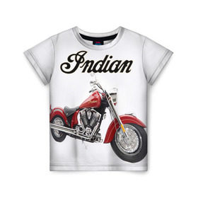 Детская футболка 3D с принтом Indian 4 в Санкт-Петербурге, 100% гипоаллергенный полиэфир | прямой крой, круглый вырез горловины, длина до линии бедер, чуть спущенное плечо, ткань немного тянется | Тематика изображения на принте: indian