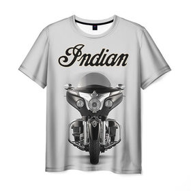 Мужская футболка 3D с принтом Indian 6 в Санкт-Петербурге, 100% полиэфир | прямой крой, круглый вырез горловины, длина до линии бедер | Тематика изображения на принте: 